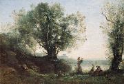 Jean-Baptiste-Camille Corot, Orpheus Lamenting Eurydice